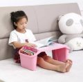 Study Table Plastic Children Small Study Table With Storage Lap Laptop Desk For Kid Adult Home Bedroom Furniture Portable Children's Study Table Baby Snack Table Storage Box,Writing Plastic Table.