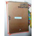 Handmade Watercolor Book (Spiral) For Drawing Painting Size A4. 
