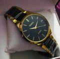 Stainless Steel ROSZ Full Golden Analog Watch For Men & Boys. 