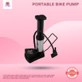Outtobe Bike Pump Portable Foot Pump Bike Floor Pump Mini Air Inflator High Pressure Bike Pump Household Pump MTB Bicycle Pump Bike Accessories.