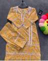 Exclusive Stylish Sadabahar Stitched Cotton Salwar Kameez Two Piece For Women. 