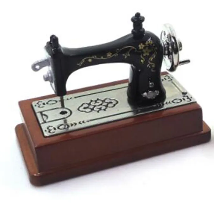 1:12%20Dollhouse%20Miniature%20%20Sewing%20Machine%20Model%20Furniture%20Accessories%20-%20Image%203
