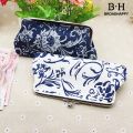 BBBP Women Ethnic Printed Long Buckles Canvas Wallet Card Keys Purse Clutches Bag. 