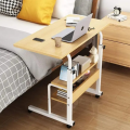 Double Layer Adjustable Reading Table (Moveable & Height Adjustable Laptop Table with 2 Shelves / Study Table / Side Table).