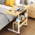 Double Layer Adjustable Reading Table (Moveable & Height Adjustable Laptop Table with 2 Shelves / Study Table / Side Table). 