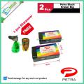 Petra Black Non Dust Soft Eraser Big pack of 2 pcs. 