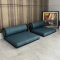 Aegean Blue Stripe- Relax Home Seating Combo (5pcs) Extra Thick. 