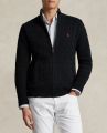 Ralph Lauren Cable-Knit Cotton Full Zipper Sweater โ Black.