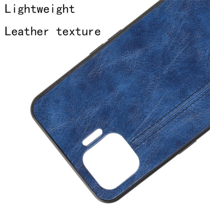 Case%20For%20Oppo%20Reno%204F%20Cover%20Leather%20TPU%20Back%20Cover%20Retro%20Silicone%20Phone%20Case%20-%20Image%202