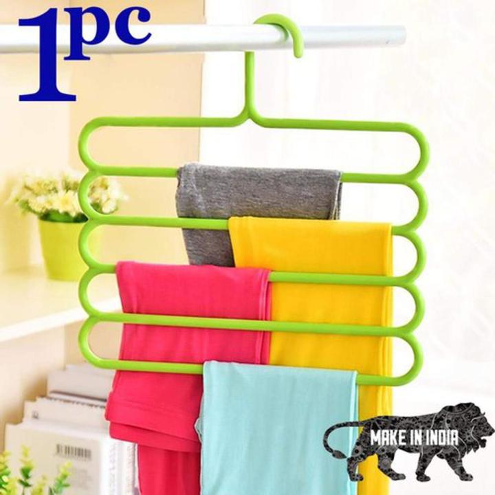 Layer Plastic Hangers for Clothes in Wardrobes Space Saving