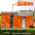Airport Windsocks Orange Waterproof Windsock Reflective Wind Bag 60cm Easy Install Easy to Use.