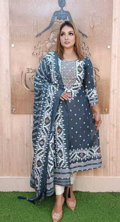 New%20Exclusive%20Cotton%20Unstitched%20Screen%20Print%20Fashionable%20and%20Comfortable%20Three%20Pics%20for%20Women%20-%203%20Pice%20Dress%20-%20Timeless%20Ethnic%20Appeal%20-%20Image%202
