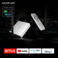 KICKPI KP1 TV Box Google Netflix Certified Android 11 Amlogic S905Y4 2GB 32GB 4K Voice AV1 1080P HD 5G Wifi BT5.0 Androidtv. 