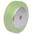 2 Pcs Aluminum Polyurethane Industrial Encoder Wheel Measuring Wheel for Measuring Rotary Encoder 100mm & 200mm.