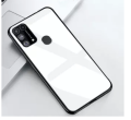 Samsung Galaxy M31 Full Coverage Tempered Glass Back Cover for Samsung M31 Case Shockproof Hard Glossy Plain Casing Shell No Ratings - Phone - Camera. 