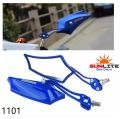 Universal Looking Glass For Motorcycle. Most Bike Universal Model Mirror Blue- 2Pcs 1101.