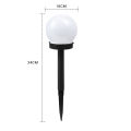 Led Solar Bulb Lamp Waterproof Outdoor Garden Light Street Solar Panel Ball Lights Lawn Yard Landscape. 