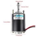 Xd-3420 30W high speed CW/CCW permanent magnet DC motor for DIY generator (DC 12V 3000RPM). 