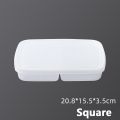 Kitchen Storage Box Food Container Refrigerator Preservation Side Dish Storage Organization Meat Four Compartment Box Anti-smell.