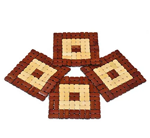 6%20Pcs%20Wooden%20Dining%20Mat%20Set%20-%20Large%20Size,%20Square%20Bamboo%20Placemats,%20Insulation%20Backed%20Pads%20-%20Image%203