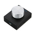 USB Volume Control Computer Speaker Audio Volume Controller Adjuster with One Key Mute Function. 