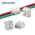 Quick Splice Lock Wire Connectors CH2 2Pins Electrical Cable Terminals 50pcs. 
