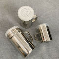 Shyli 1pcs Kitchen Tool With Handle Shaker Pepper Sugar Salt Stainless Steel Dispenser.