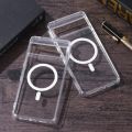 For Google Pixel MagSafe Compatible Shockproof Transparent Slim Fit Wireless Charging supported Frosted Border Phone Back Case Mobile Cover (Google Pixel 7 Pro Google Pixel 6 Pro Google Pixel 6A Google Pixel 6)-EFH.