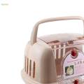 Outdoor Cage Dog Crate Transport Box Cats Aviation Box for Kitten Camping brown. 