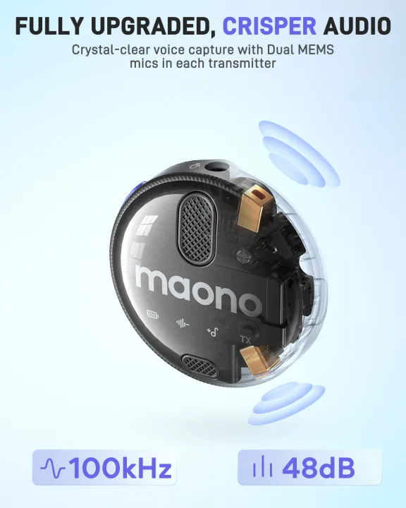MAONO%20WM620%20Professional%20Wireless%20Microphone,Wireless%20Lavalier%20Microphone%20for%20mobile%20phone,iPhone%2015,Live%20Streaming,Recording%20-%20Image%202