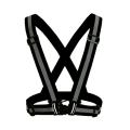 Adjustable V-shape Reflective Safety Vest Luminous Elastic Belt for Night Running Cycling Sports Outdoor Clothes.