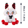 Happy Night Hazbin Hotel Plush Toy Funny Dust Alastor Charlie Vaggie Adam Meow Plush Cute Cotton Stuffed Cat Plushie Toy Kids Birthday Gifts. 