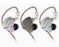 KZ ZSN Pro Metal Earphones 1BA+1DD Hybrid in Ear Earphones with mic. 