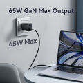 Vention 65W GaN 3 Port USB Type C Fast Charger Quick Charge 4.0 3.0 Type C PD USB Charger for iPhone 15 14 13 Pro Max Samsung S23 S22.