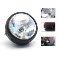 LI Motorcycle Headlight 5.75-inch Round Retro H2 Halogen 12v 35w 2250lm Front Headlamp Light Modified Parts. 
