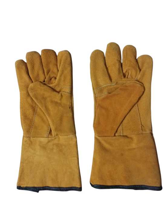 Leather Safety Gloves for Welding and High Temperature Wear-Resistance, Hot Insulation Section, Fire Line, Electric Welding Gloves. 1 pair....