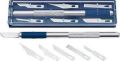 Precision Hobby Knife, Stainless Steel Cutter Craft Knive 7 PCS Set.