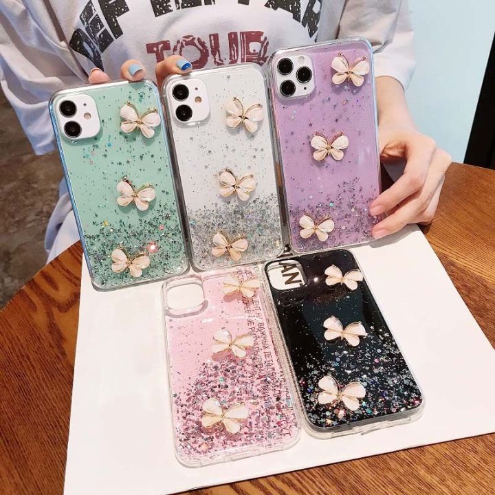 New%20Phone%20Case%20For%20Realme%20C51%20Cover%20Sparkling%20Star%20Moon%20Soft%20Silicone%20Transparent%20Butterfly%20Pattern%20Anti%20Drop%20For%20RealmeC51%20Case%20-%20Image%205