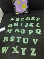 Room Wall Decoration Radium Alphabet Sticker For Kids Girls Boys. 