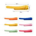 1/3/6Pcs Silicone Bookmark Clip Creative Stationery Notebook Page Divider School Supplies Simple Book Markers Reading Tools. 