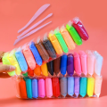12 Colors Air Dry Clay for Kids Non-Toxic Soft & Ultra Light Modeling Clay with Project Book, Accessories and Sculpting Tools, Perfect Creative Gift for Boys & Girls. 