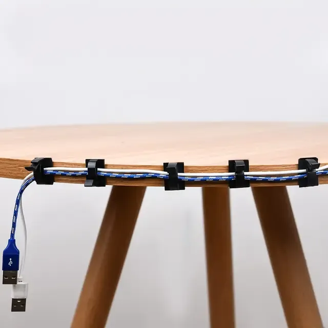 10Pcs%20Set%20Self%20Adhesive%20Cable%20Cords%20Organizer%20Clips%20/%20Desk%20Top%20Cable%20Wire%20Holders%20/%20Cable%20Line%20Management%20Tools%20/%20Wire%20Tie%20-%20Image%204