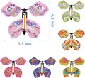 05 Pcs Magic flying butterfly Toy Surprise Gift for Students, Kids, Party, Birthday, Gift. 