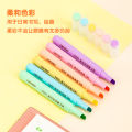 Deli S605 Highlighter Student Marker Graffiti Luminescent Pen Colored Marker Pen Accent Pen Set. 