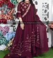 Eid collection Indian Unstitched Georgette Gown Party dress for women. 