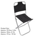 Folding Chair Breathable Fabric Portable Small Backrest Fishing Chair. 