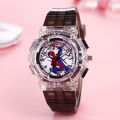 New Spiderman Watches Cartoon Student Kids Watches Boys Boys Luminous Watches Manufacturers Wholesale. 