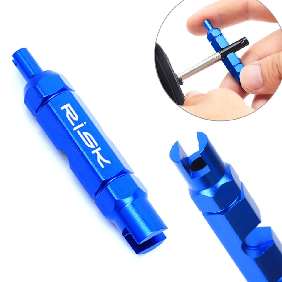RISK Bicycle Valve Core Removal Tool for Schrader Presta Extender