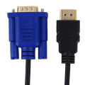 HDMI Male to VGA Male Video Converter Adapter Cable for PC DVD 1080p HDTV 6FT. 