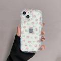 Phone Case For Compatible For iPhone 11 12 13 14 15 Pro Max 13 Mini 14 15 Plus Casing Fashion Cartoon Bracelet Chain Cute 3D Rabbit Flower Holder Clear Shockproof Back Cover TPU Silicone Soft.